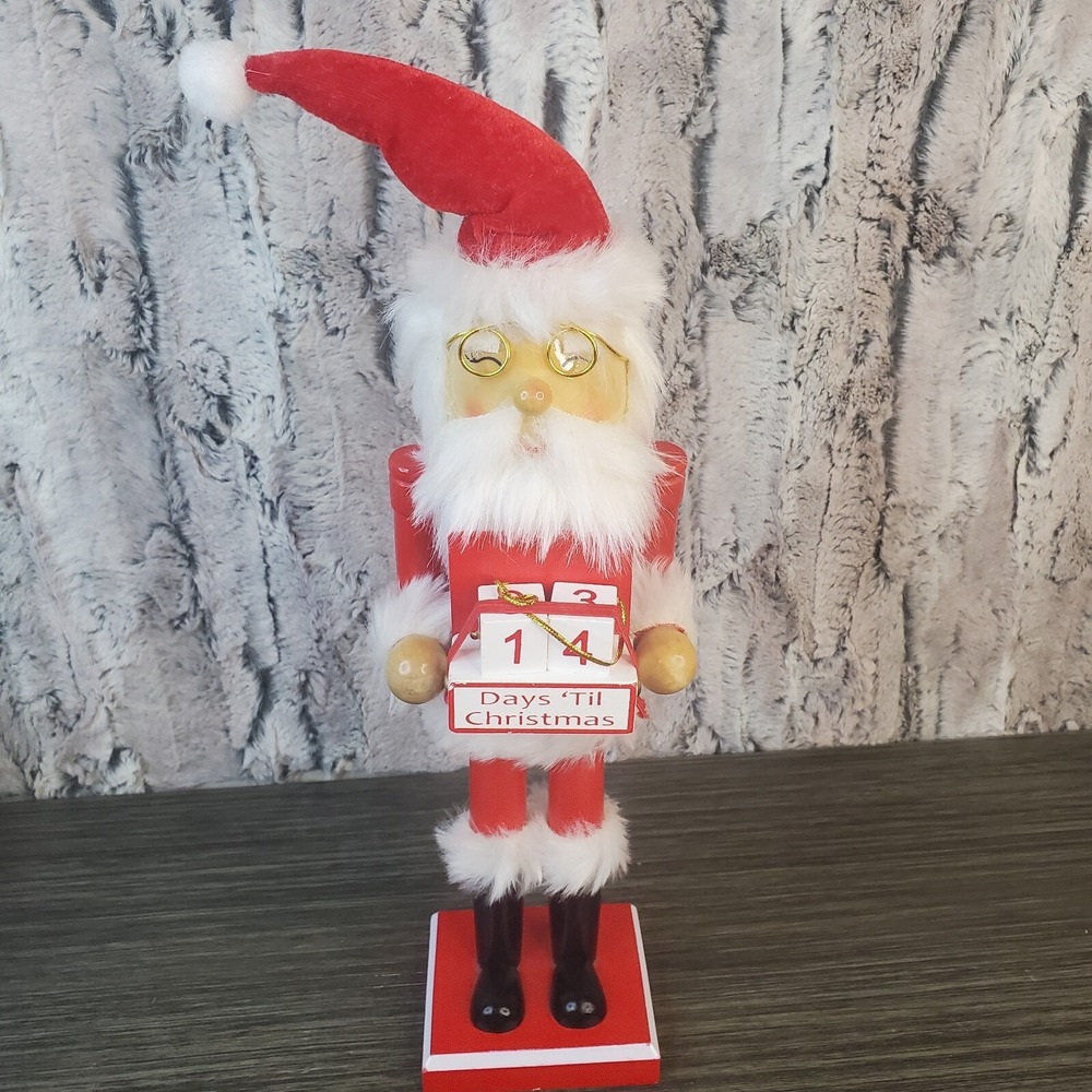 2021 Advent Calendar‎ Santa Claus Nutcracker Christmas Countdown Holiday 14"